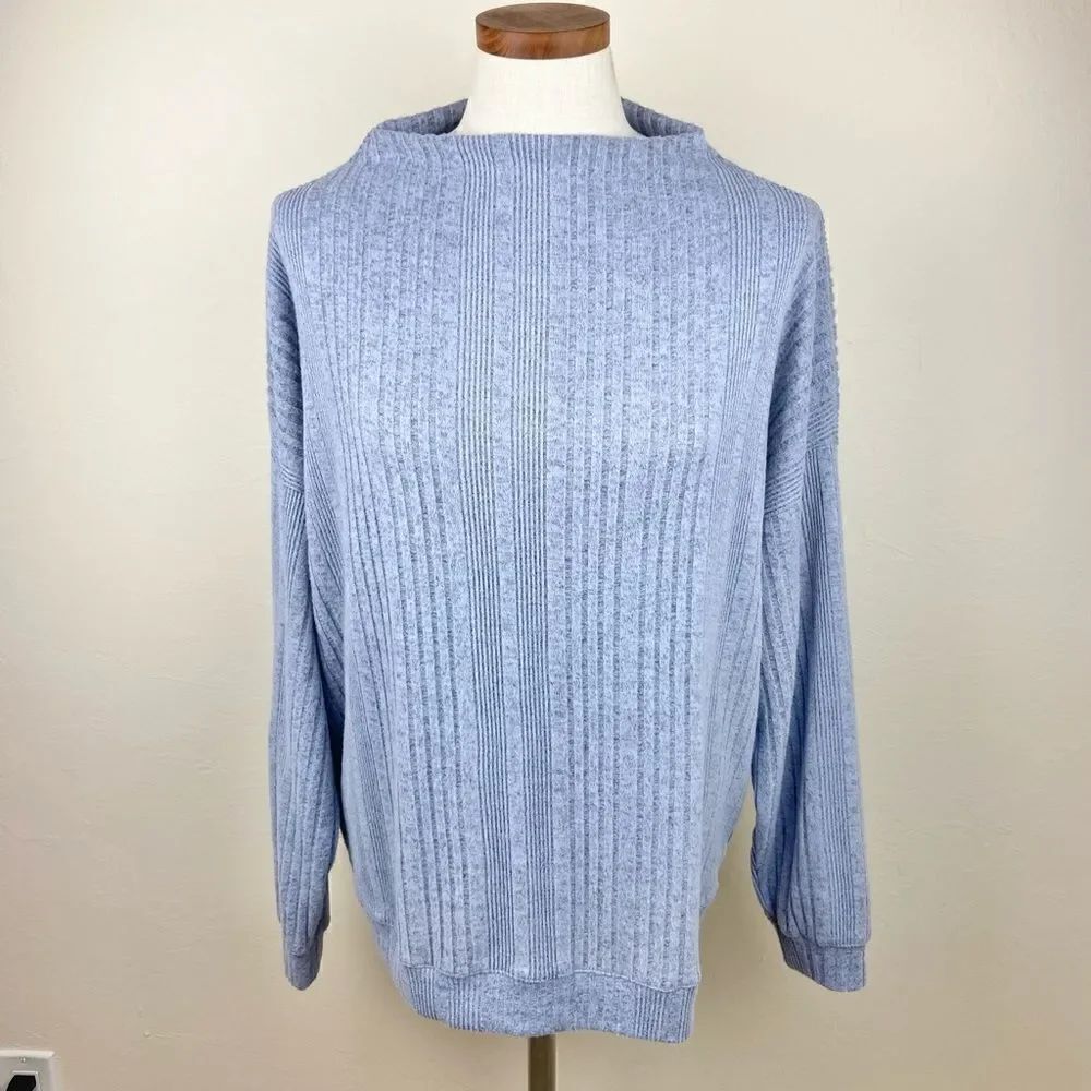 Hello Nite Ribbed Boatneck Cozy Sweater